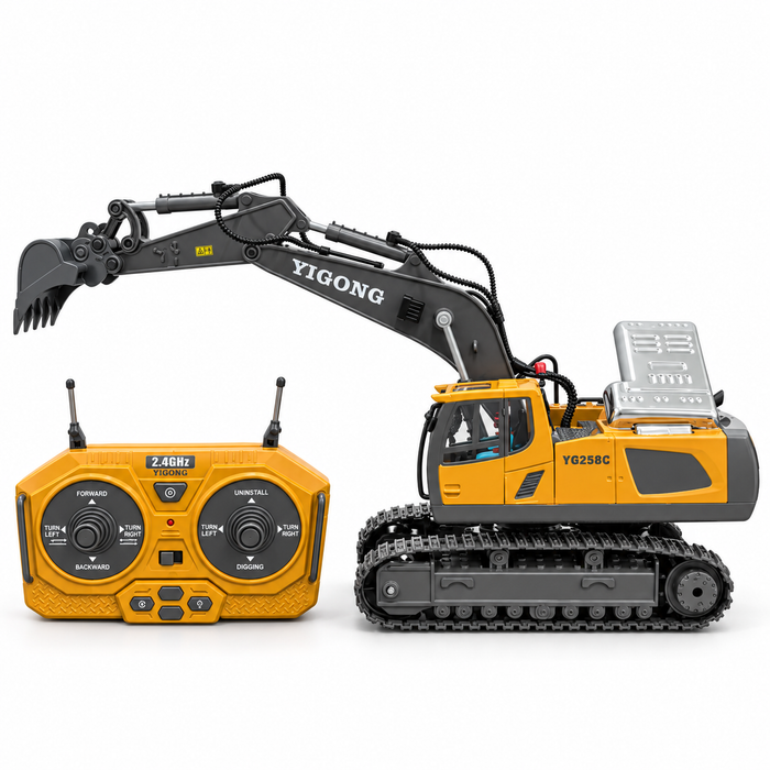 Yi Gong YG258C 11-Channel 2.4GHz RC Alloy Excavator